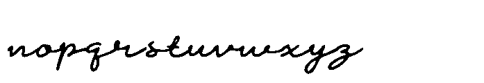 ATP Madison Notes Font LOWERCASE