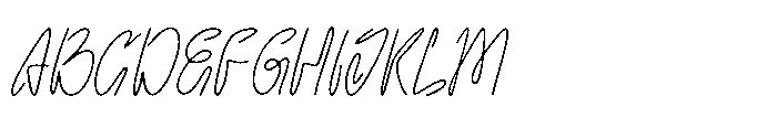 ATP Mono Lanes Font UPPERCASE
