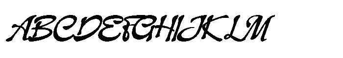 ATP Sugarwave Font UPPERCASE