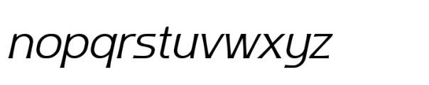 Ata 45 Light Italic Font LOWERCASE