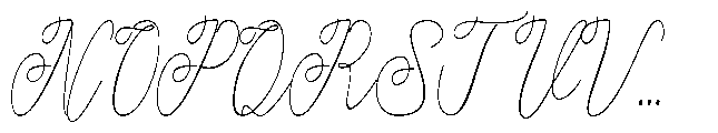 Atakana script Atakana Bold Regular Font UPPERCASE