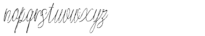 Atakana script Atakana Bold Semi Condensed Font LOWERCASE