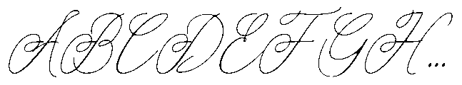 Atakana script Atakana Bold Soft Expanded Slant Font UPPERCASE
