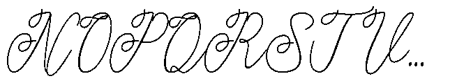 Atakana script Atakana Bold grade Semi Expanded Font UPPERCASE