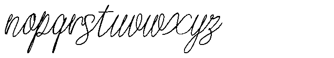 Atakana script Atakana Bold grade Semi Expanded Font LOWERCASE