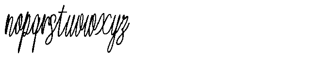 Atakana script Grade Extra Font LOWERCASE