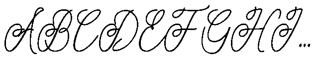Atakana script Grade Semi Expanded Font UPPERCASE