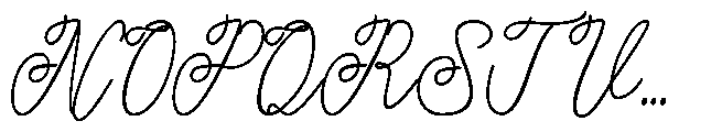 Atakana script Grade Semi Expanded Font UPPERCASE