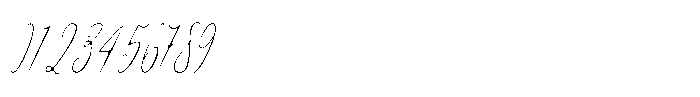 Atakana script Soft Condensed Slant Font OTHER CHARS