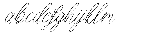 Atakana script Soft Expanded Slant FONT