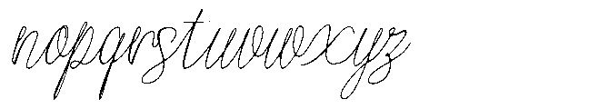 Atakana script Soft Semi Expanded Font LOWERCASE