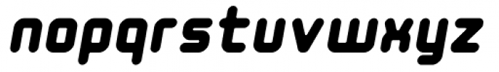 Ataribaby Bold Oblique Font LOWERCASE