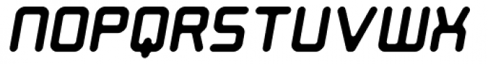 Ataribaby Oblique Font UPPERCASE