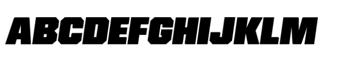 Atelier Black Italic Font UPPERCASE