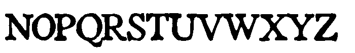 Atelier Blossom Serif Regular Font UPPERCASE