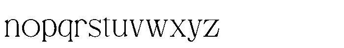 Atelier Blume Font LOWERCASE