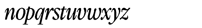 Atelier Fleur Bold Italic Font LOWERCASE