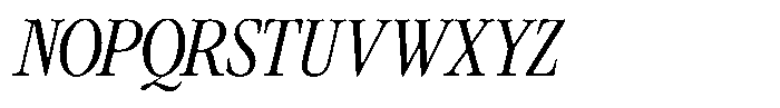 Atelier Fleur Italic Font UPPERCASE