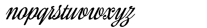 Atelier Fleur Script Bold Font LOWERCASE