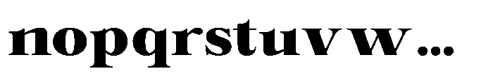 Ater Black Font LOWERCASE