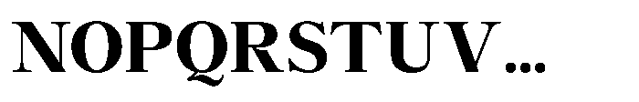 Ater Bold Font UPPERCASE