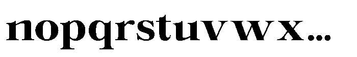 Ater Bold Font LOWERCASE