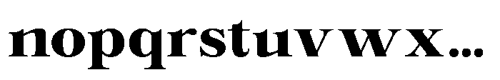 Ater Extra Bold Font LOWERCASE