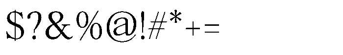 Ater Light Font OTHER CHARS