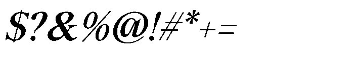 Ater Medium Italic Font OTHER CHARS