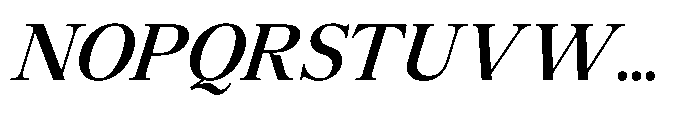 Ater Medium Italic Font UPPERCASE