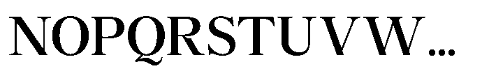 Ater Medium Font UPPERCASE