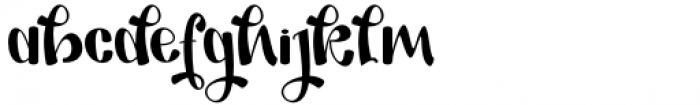 Athafia Regular Font LOWERCASE