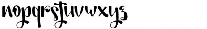 Athafia Regular Font LOWERCASE