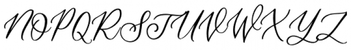 Athalia Script Regular Font UPPERCASE
