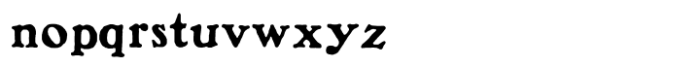 Athanasius Kircher Font LOWERCASE