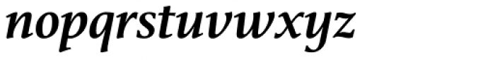 Athelas Bold Italic Font LOWERCASE