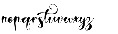 Atheline Font LOWERCASE