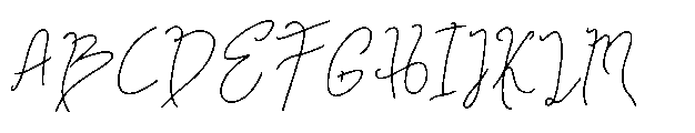 Athenia Signature Font UPPERCASE