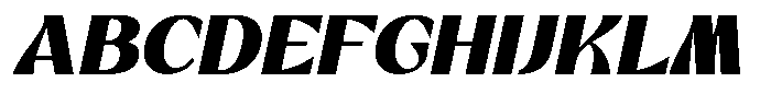 Athenor Mediants Italic Font UPPERCASE