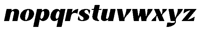 Athenor Mediants Italic Font LOWERCASE