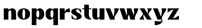 Athenor Mediants Regular Font LOWERCASE