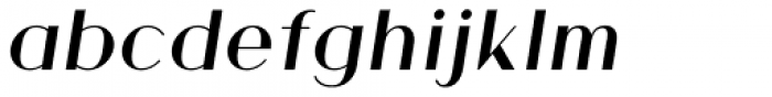 Athens Regular Italic Font LOWERCASE