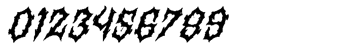 Atherna Oblique Font OTHER CHARS