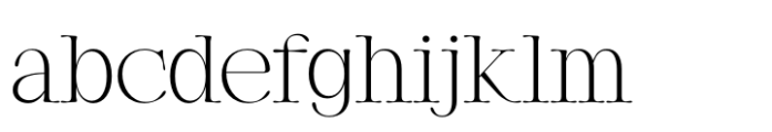 Atherosser Regular Font LOWERCASE