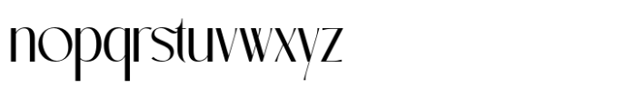 Athesa Luxurious Regular Font LOWERCASE