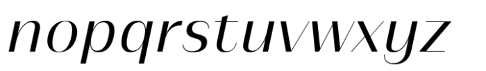 Athisthan Italic Font LOWERCASE