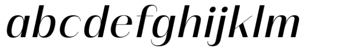 Athisthan Medium Italic Font LOWERCASE