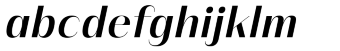 Athisthan Semi Bold Italic Font LOWERCASE