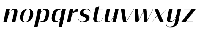 Athisthan Semi Bold Italic Font LOWERCASE