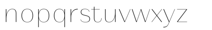 Athisthan Thin Font LOWERCASE